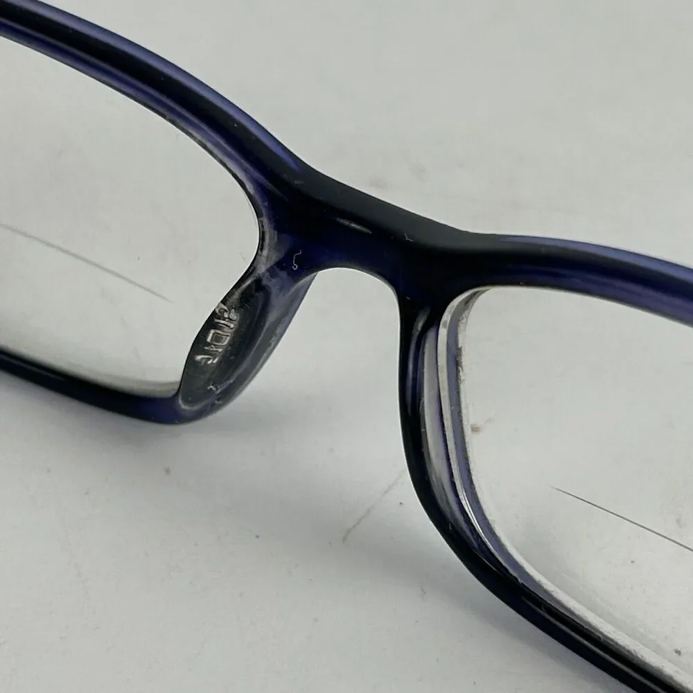 Jones New York J739 Eyeglasses Women Blue Black Plastic Frame Full Rim 51 15 140
